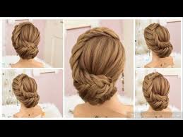 Easy Hair Gorgeous Wedding Hairstyles Updo Messy Curl Braids Tutorial Hairdo Bride Youtube Penteados Lindos Cabelo Meu Cabelo