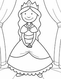 Gratis Kleurplaat Prinses Met Kroon Prinses Knutselen Ridders Carnaval Thema Knutselen