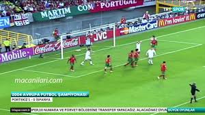 Spor 04.06.2021, 10:10 ömer barış keke. Hd 20 06 2004 Uefa Euro 2004 Group A Matchday 3 Spain 0 1 Portugal Ispanya 0 1 Portekiz Dailymotion Video