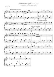 Silence And Light Girl With A Pearl Earring Free Piano Sheet Music Pdf