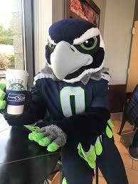 Pin By Costumed Character On Blitz The Seahawk Seattle Seahawks Seahawks Mascot Mascot Seattle Seahawks