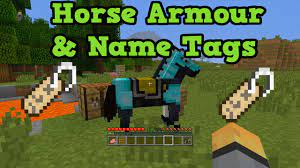 A list of all minecraft armor ids. Minecraft Xbox Ps3 Horse Armor Name Tags Tutorial W Locations Youtube