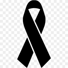 This color is used as a sign of mourning, but also represents melanoma awareness, sleep disorders, and gang prevention. Black Ribbon Awareness Ribbon Orange Ribbon Grief Ribbon Ribbon Logo Necktie Png Pngwing