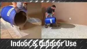 The answer is to estimate how much you will need in bags and then mix that amount on the spot. Levelquik Rapid Setting Self Leveling Underlayment The Home Depot Youtube