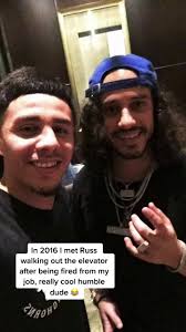 Me meeting @russ after being fired from my job at the Omni Hotel. #russ  #hiphop #music #dallas #texas #omnihotel #austin #sanantonio #houston