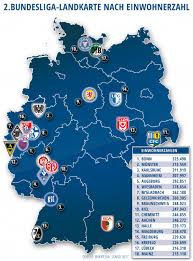 Bundesliga (zweite bundesliga, ˈt͡svaɪ̯tə ˈbʊndəsliːɡa) is the second division of professional football in germany. Tm Gedankenspiel Deutschlands 1 Bis 3 Liga Nach Einwohnerzahl Sortiert Transfermarkt