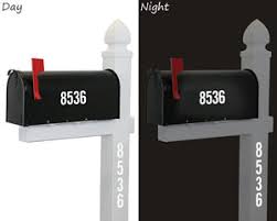 Better box mailboxes brings to market and sells the premier line of decorative cast aluminum mailboxes available accessories. Reflective Mailbox Number Sticker Kits
