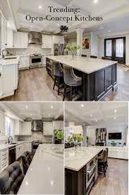 The countertops lining the back wall are quartz with a soft gray finish. Achieve A Sophisticated Seamless Look For Your Kitchen Island Countertop With Camb Kitchen Concepts Open Concept Kitchen Living Room Kitchen Island Countertop