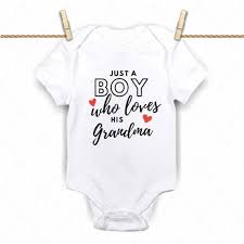Download Just A Boy Who Loves His Grandma Baby Svg Onesie Svg Etsy