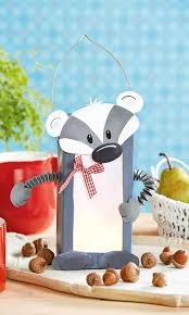 Tetrapack Laterne Kleiner Dachs Familie De Laternen Basteln Basteln Bastelideen