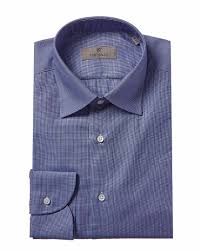 Canali Mens Slim Fit Dress Shirt