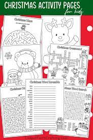 Print the worksheets about christmas and complete the exercises to help you practise your english! Free Christmas Worksheets Coloring Sheets Word Search More Leap Of Faith Crafting