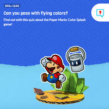 From tricky riddles to u.s. Paper Mario Color Splash Trivia Quiz Super Mario Wiki The Mario Encyclopedia