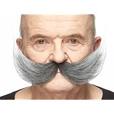 Long fake beard facial hair costume party halloween fancy dress false pirate uk. Buy Mustaches Fake Mustache Self Adhesive Novelty Fisherman S False Facial Hair Costume Accessory For Adults Online In Indonesia B00s3yv3xi
