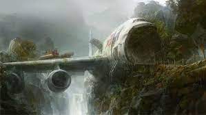 We have now placed twitpic in an archived state. Hd Wallpaper Aircraft Dystopian Fantasy Art Fedex Mountain Scenics Nature Wallpaper Flare