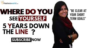 Jul 08, 2020 · how to answer where do you see yourself in five years? questions about your future plans can be tricky to answer—you need to be honest in your response, but also keep it relevant to the job and industry. Where Do You See Yourself 5 Years Down The Line Interview Question Youtube