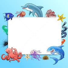 Set Of Marine Animals Colorful On White Marine Animals Underwater Animals Animals