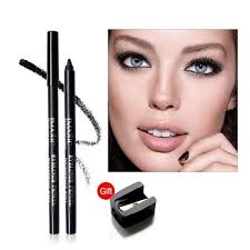 Black Waterproof Eyeliner Pencil With A Pencil Sharpener Eyelinertips In 2020 Waterproof Eyeliner Pencil Eye Makeup Tools Simple Eyeliner