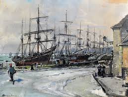 Le Port De Cancale Par Marin Marie Cancale Peinture Bretagne
