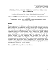 Tahap kepuasan pelanggan terhadap perkhidmatan kpm. 380 676 1 Sm Pdf