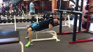 Slight Incline Dumbbell Bench Press Youtube