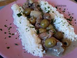 Fricass Eacute E De Veau Aux Olives Vertes Veau Aux Olives Recette De Fricassee Recettes De Cuisine