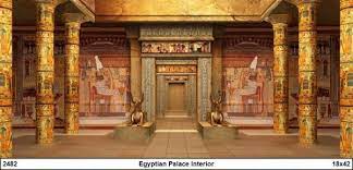 Egyptian Palace Interior Backdrop Backdrops By Charles H Stewart Ancient Egypt Art Ancient Egypt Crafts Ancient Egypt