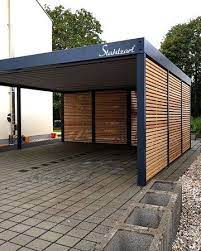 Carport Stahl Doppelcarport Regensburg Modern Stahlzart Carport Stahl Doppelcarport Carport
