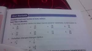 Contoh pecahan sederhana kelas 3. Tulis Tiap Pecahan Berikut Kedalam Bentuk Pecahan Sederhana Brainly Co Id