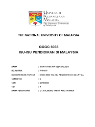 Isu isu pendidikan di malaysia. Isu Dalam Pendidikan Di M Sia Ifolio