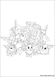 Au total 14 592 parties joués sur coloriage pokemon. Coloriage Pokemon Famille Evoli Coloriage Pokemon Dessin Pokemon A Imprimer Coloriage