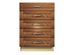 This flat panel all wood constructed drawer base cabinet has three drawers. 5 Drawer Base Cabinet Kitchen