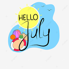 Fall, winter, spring, and summer4 images with border, and 4 without.these images designed as a. Hello July In Summer Season Month July Summer Png Transparent Clipart Image And Psd File For Free Download