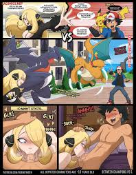 🍓 Порно комикс Pokemon. Между чемпионами. Эш и Синтия. Between Champions.  Ash and Cynthia секс комикс очень возбуждена и 🍓 | Порно комиксы | porn -comix.com
