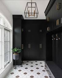 Making A Case For Black Paint Bless Er House In 2020 Mudroom Design Closet Storage Design Mudroom Cabinets