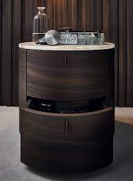 A nightstand, (could also be called a night table or bedside table) is a small type of table. Bedside Table Round Contemporary Marble Onda Poliform Videos Bedside Table Round Poliform Night Table