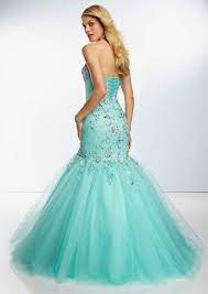 Aqua Blue Strapless Lace Mermaid Wedding Dress With Corset Tie Back Colored Wedding Dresses Feenwedding Com Bridal Dresses Mermaid Prom Dresses Dresses