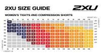 2xu Tri Shorts Size Chart Compression Tight Women