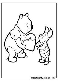 Download or print this coloring page in one click: Winnie The Pooh Coloring Pages Updated 2021