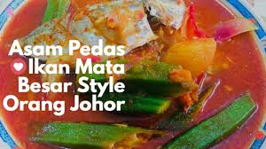 Asam pedas ikan selar resep ikan. Cara Masak Asam Pedas Ikan Mata Besar Resepi Orang Johor Yang Sedap Youtube