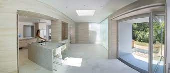 Living room with white column. Best 36 Modern Living Room Marble Floors Design Photos And Ideas Dwell