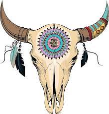 Bull Skull Vector Art Illustration Bull Skull Tattoos Bull Tattoos Bull Skulls
