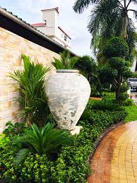 Tropical Resort Garden Renovation At The Thai Garden Resort Pattaya Thai Garden Design Garden Design Tropical Resort Tropical Landscaping