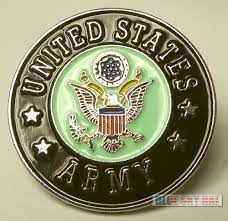 U S United States Army Emblem Logo Insignia Round Metal Cap Hat Lapel Pin 3 4 Ebay United States Army Emblem Logo The Unit