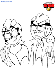 The outer, heavy outline makes it perfect to use as a coloring page. Ausmalbilder Belle Brawl Stars Malvorlagen Fur Kinder