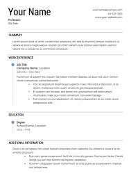 Determine which format is best for you. Free Resume Templates Download From Super Resume