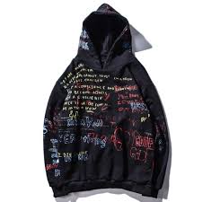 Aelfric Eden Graffiti Hoodies Hombres 2018 Otono Casual Pullover Suda Aelfric Eden