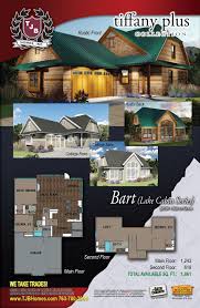 If you're planning to build a summer home, our lake house plans are a great choice to ensure you get the rustic feel you want. Cabin Home Plan With Main Floor Master Bedroom Plus 2 More Bedrooms Loft Slab On Grade Plan Lake Cabin Series Bart Tjb 560 By Tjb Homes