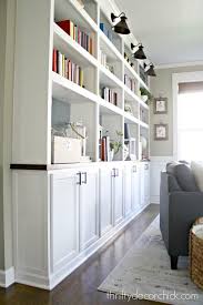 How To Create Custom Built Ins With Kitchen Cabinets Living Room Built Ins Home Office Built Ins