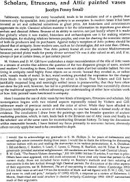 Maybe you would like to learn more about one of these? Scholars Etruscans And Attic Painted Vases Journal Of Roman Archaeology Cambridge Core